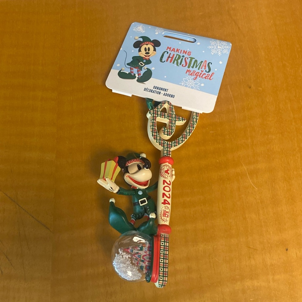 Mickey Mouse Christmas Key Ornament